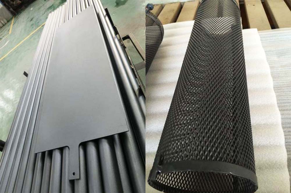 Titanium-based ruthenium anode