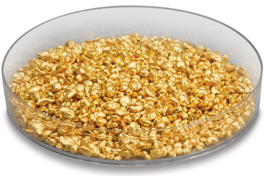 Gold evaporation material