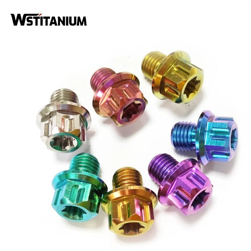 Anodized Colored Titanium Fasteners
