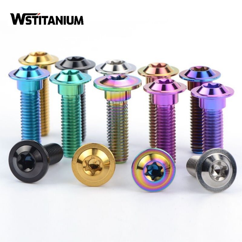 Anodized Colored Titanium Fasteners