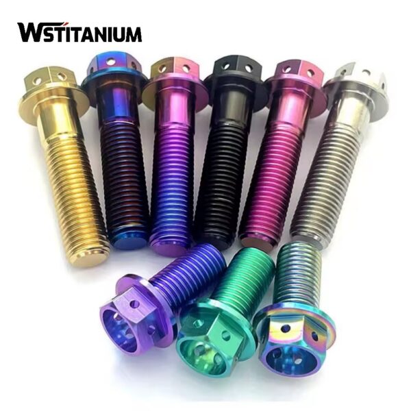 Anodized Colored Titanium Fasteners