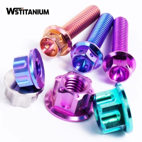 Anodized Titanium Nut