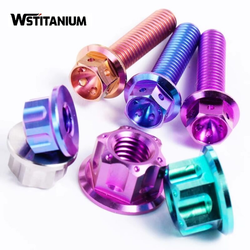Anodized Titanium Nut