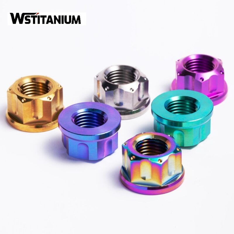 Anodized Titanium Nut