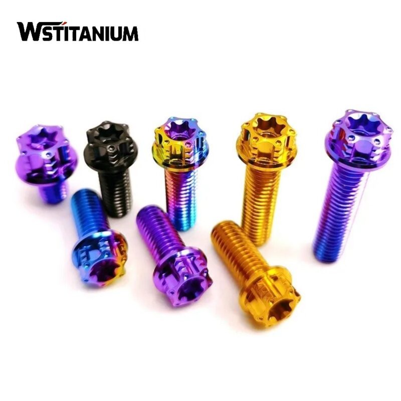 Anodized Titanium Screws