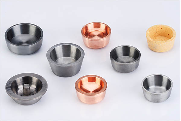 Evaporation coating crucible