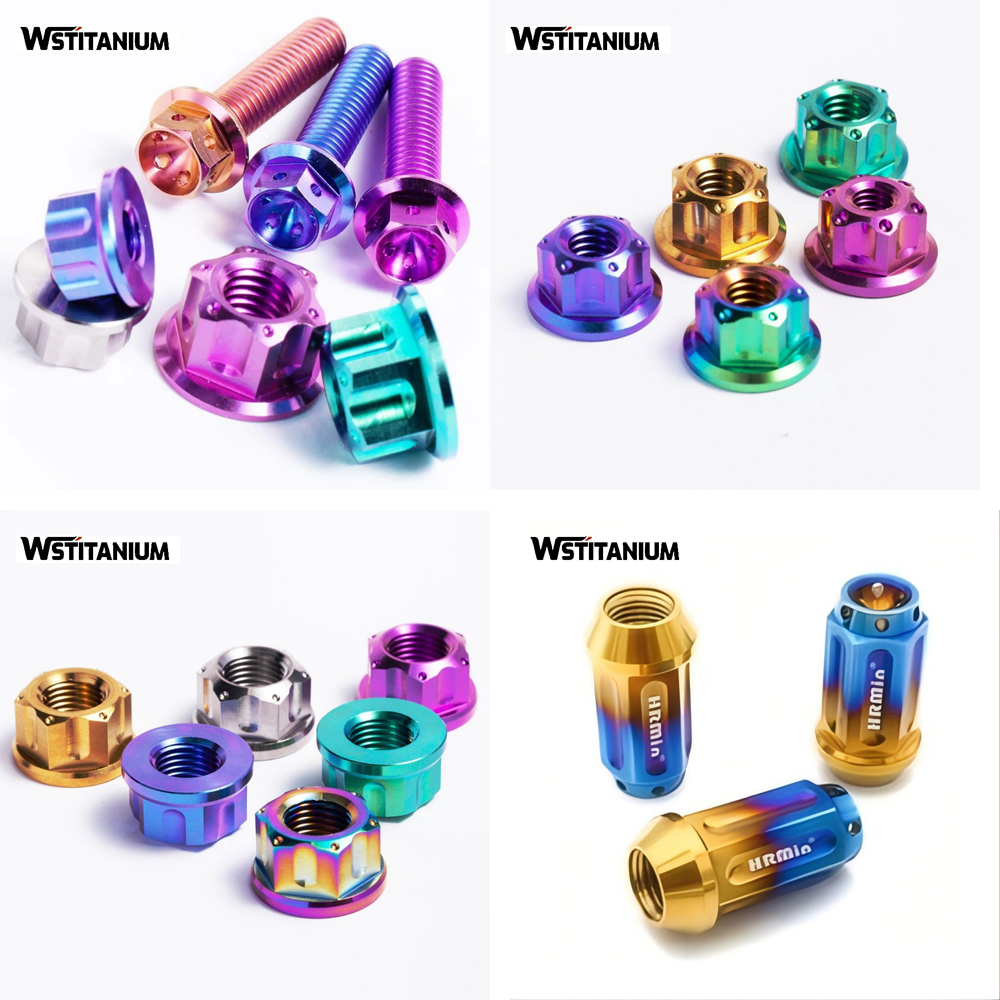 Anodized Titanium Nut
