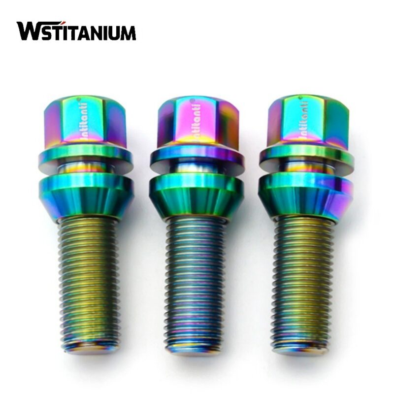 Colored Automotive Titanium Bolts
