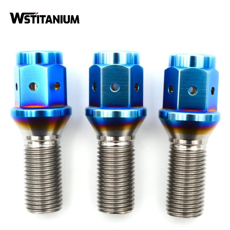 Colored Automotive Titanium Bolts