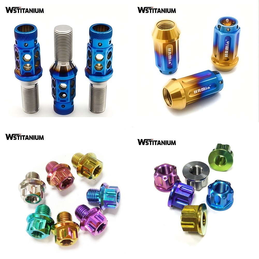 Colored-automotive-titanium-bolts