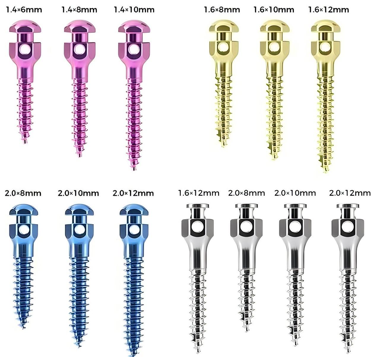 micro titanium screws