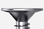A close-up of the Wstitanium funnel showcasing its sleek, durable design. Perfect for industrial and chemical applications, highlighting high-quality stainless steel craftsmanship.
