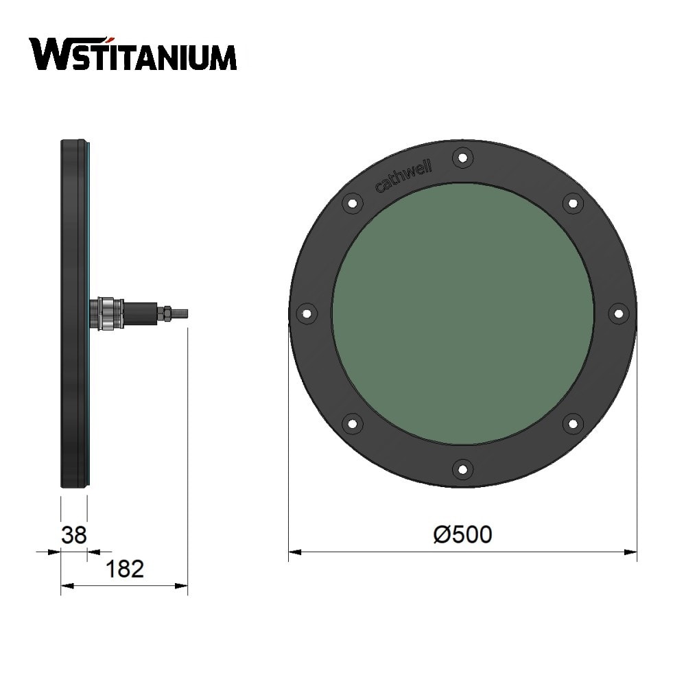 High-quality titanium reflector for industrial lighting and focused illumination solutions. Durable, corrosion-resistant, and designed for optimal performance.