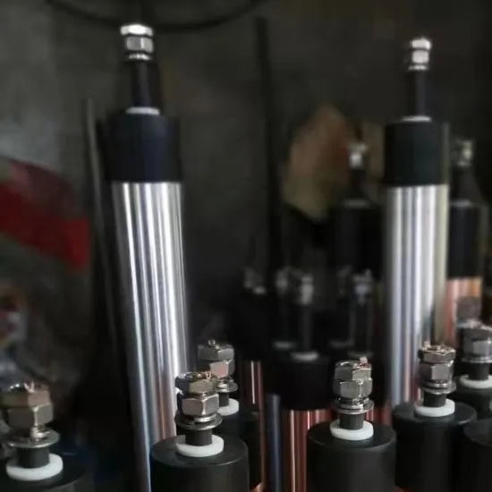 High-quality industrial shock absorbers and struts designed for durability and optimized performance in heavy machinery applications.