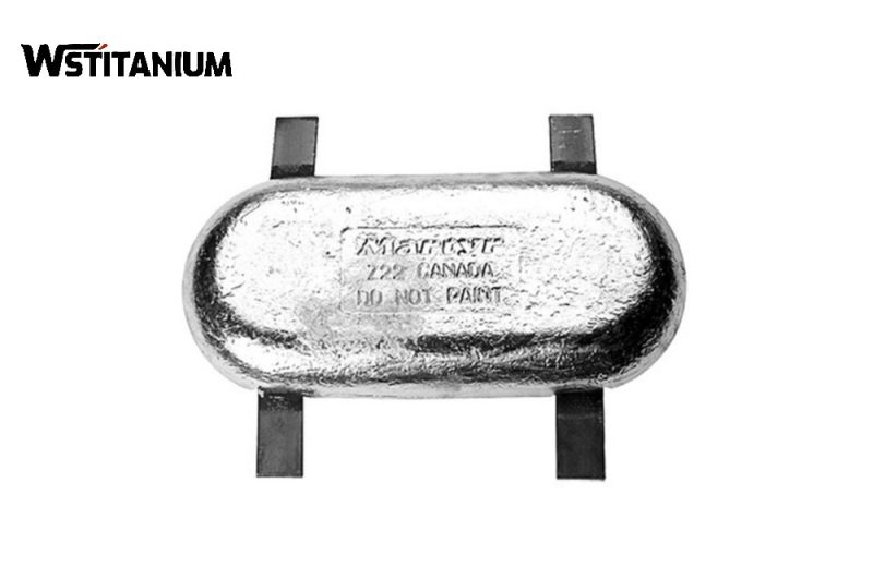 Welding sacrificial zinc anodes