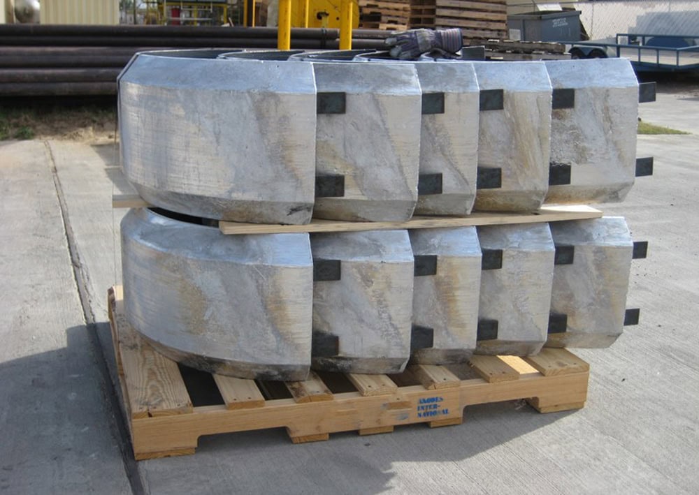 Aluminum Bracelet Anode