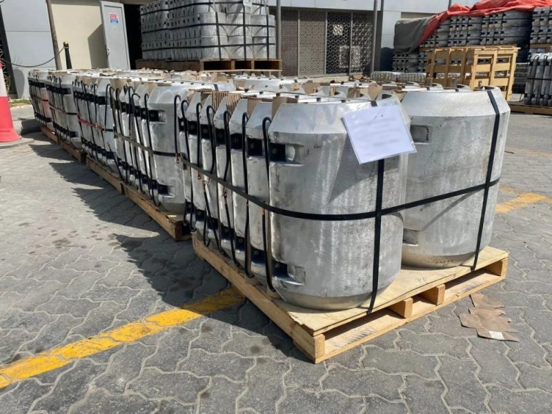 Aluminum Zinc Indium Sacrificial Anode