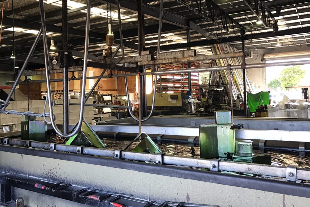 Electrophosphating For Large Steel Structures