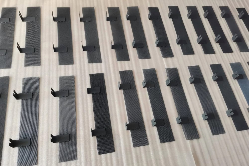 Ruthenium-iridium-titanium anode