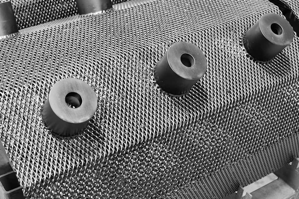 Platinum-titanium anode